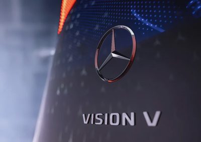 Mercedes electric midsize van tests in the snow, gas version to follow