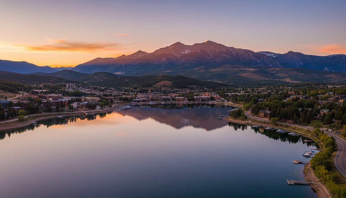 Enjoying mountain view after successful Estes Park trip Alt:Enjoying mountain view after successful Estes Park trip