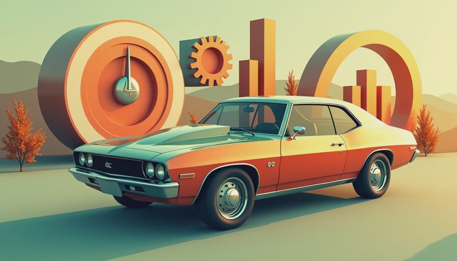 Illustration for grand national car