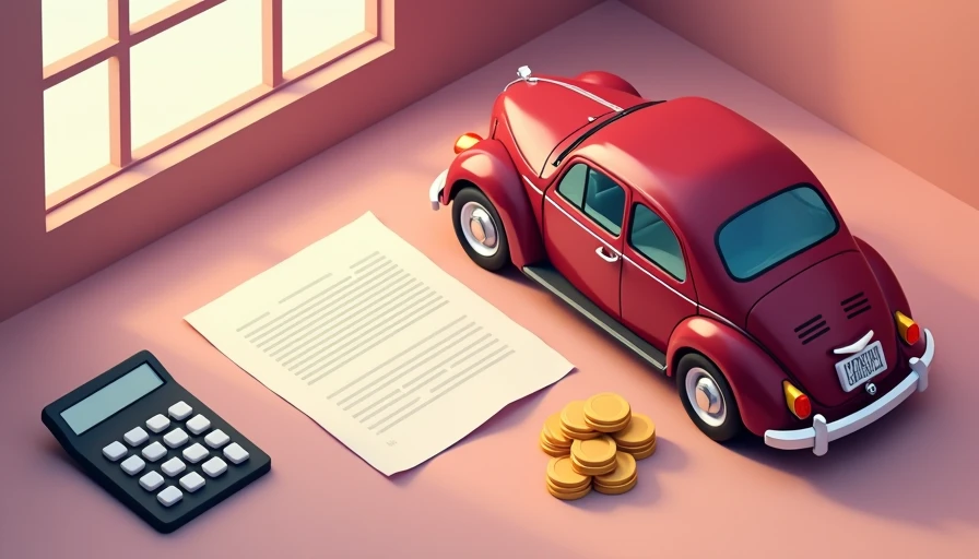 Illustration for classic car financing