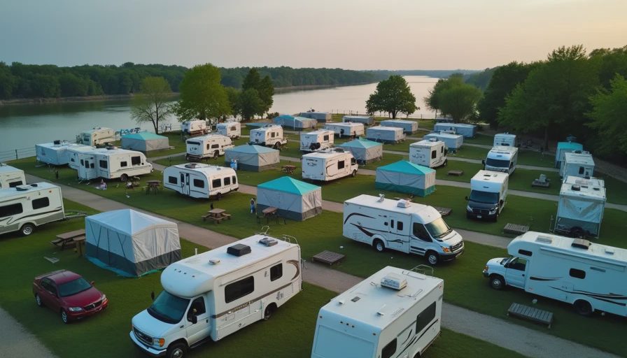 Visual context for don laughlin's riverside resort rv park camping