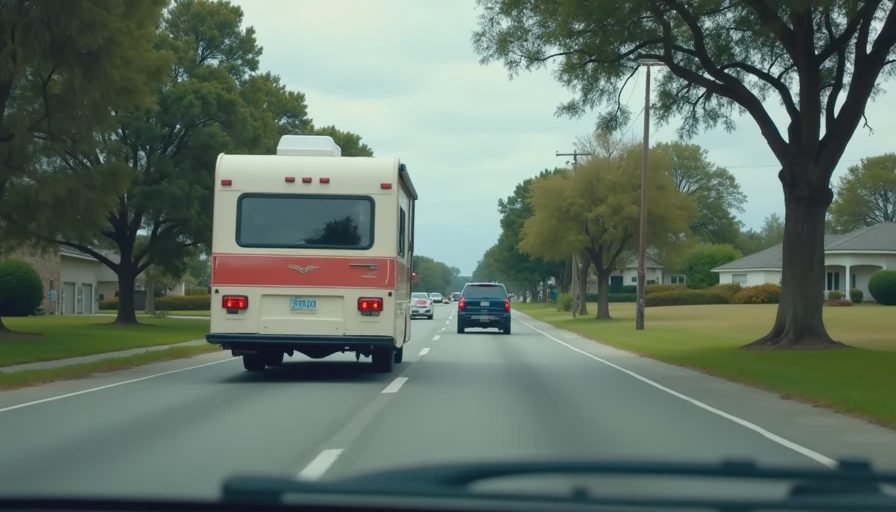 Visual context for driving an rv