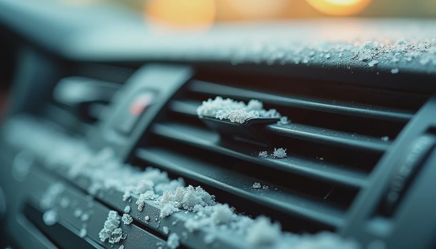Visual context for freeze on car ac