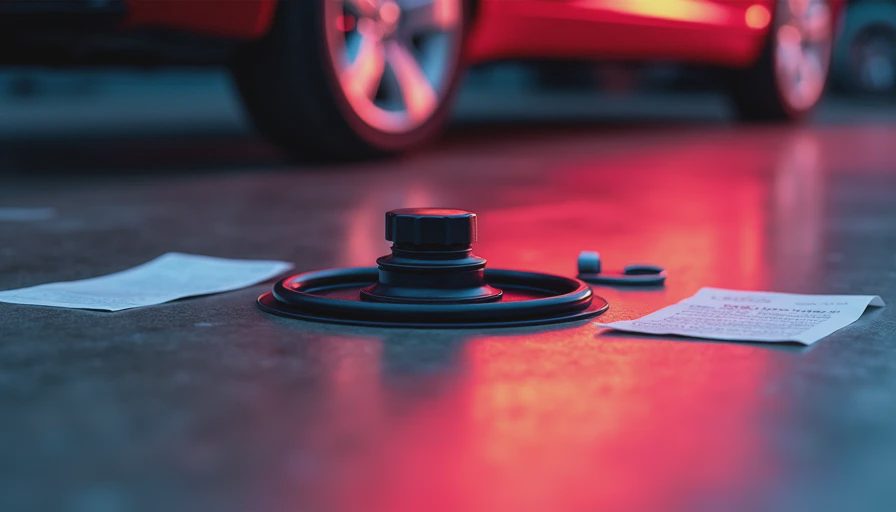 Visual context for gas cap seal