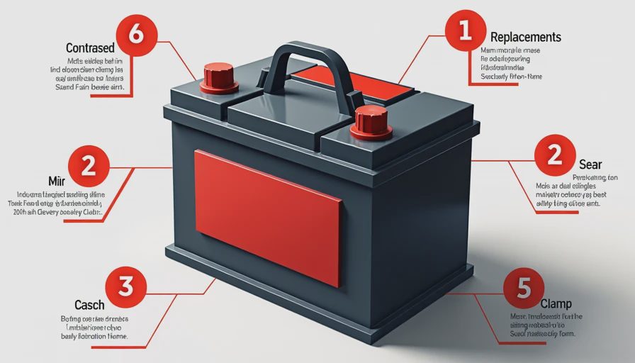 Visual context for when changing a car battery