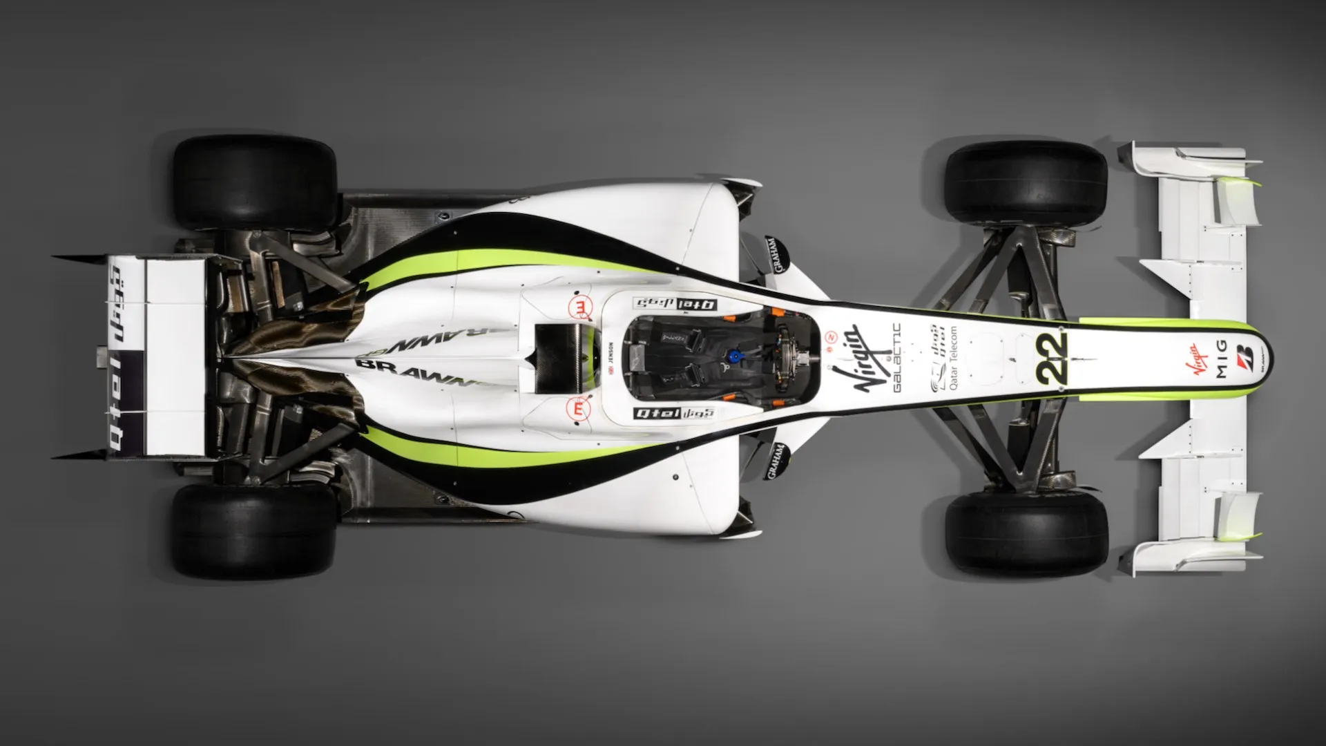 2009 Brawn GP Chassis 001/01 surfaces for sale