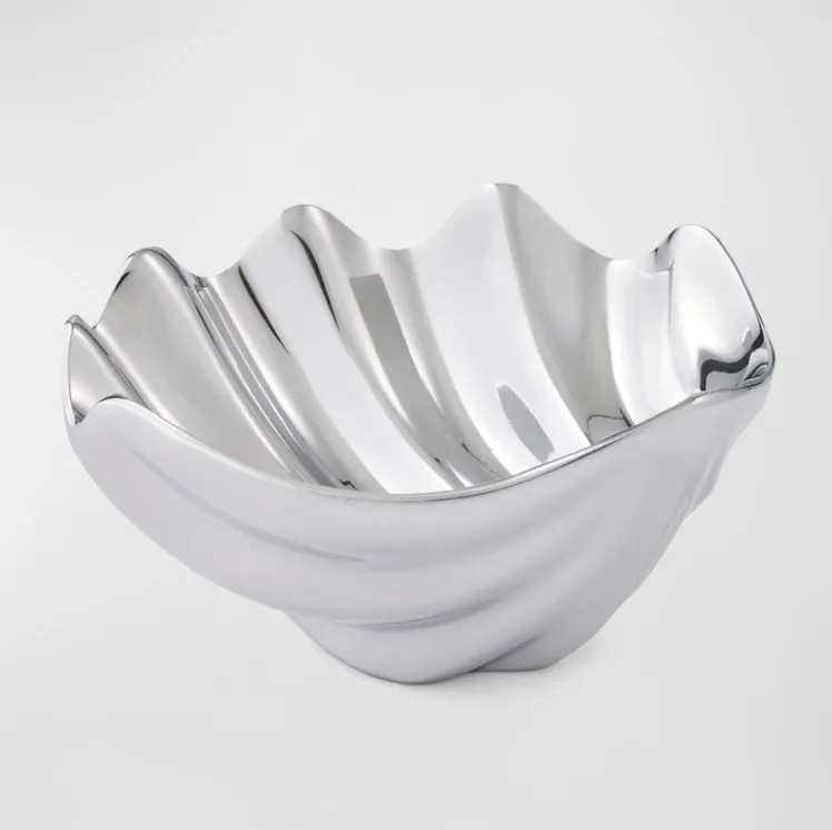 Nambe sea shell dip bowl